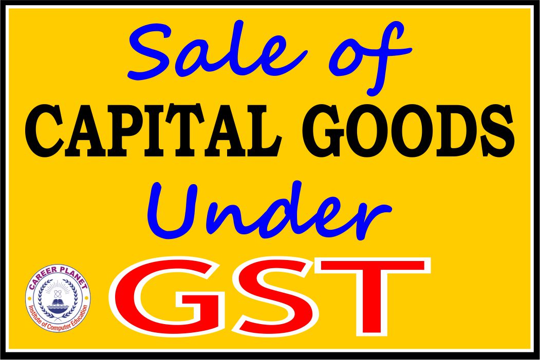 sale of capital goods under gst entries in tally